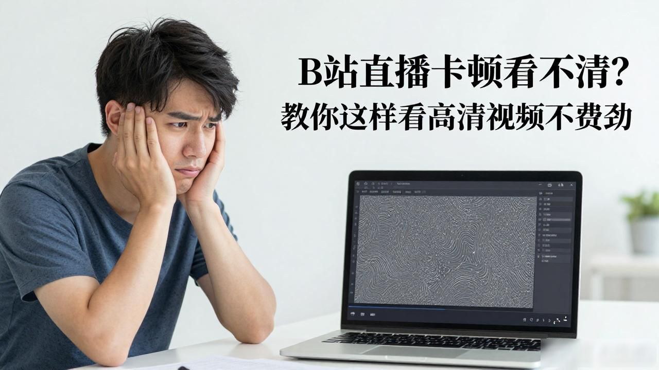 B站直播卡顿看不清？教你这样看高清视频不费劲